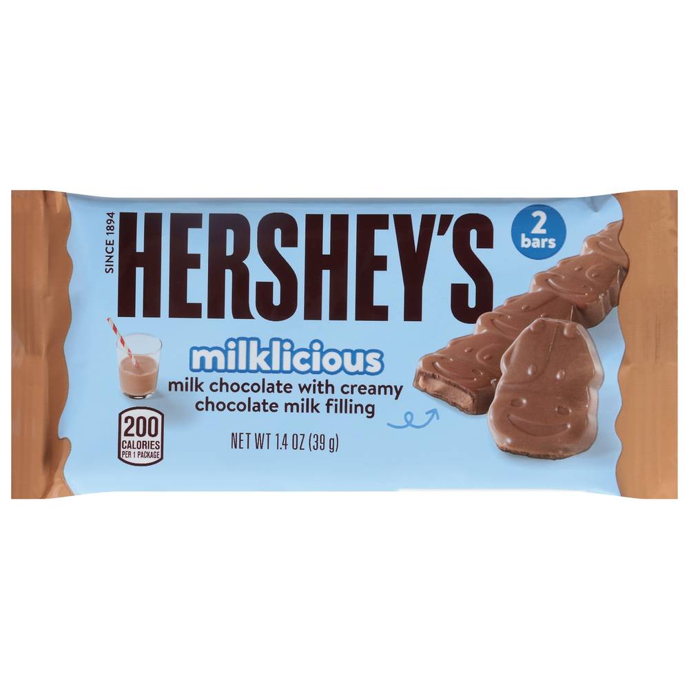 Hershey's Milklicious Candy Bar (2 ct)(milk chocolate )