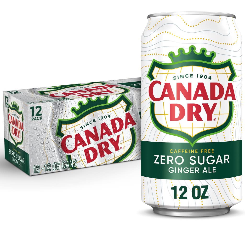 Canada Dry Diet Ginger Ale Soda (144 fl oz)