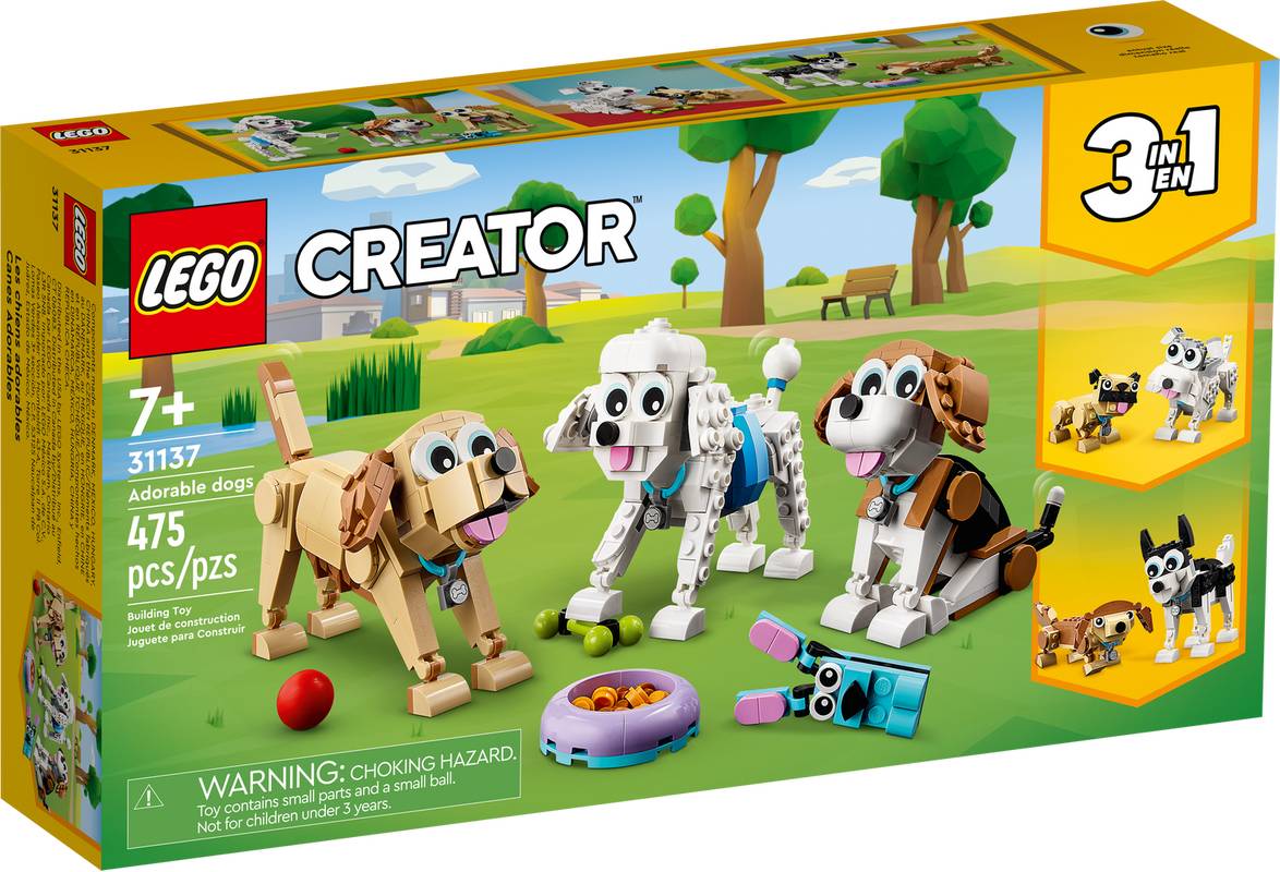 Lego creator canes adorables 31137