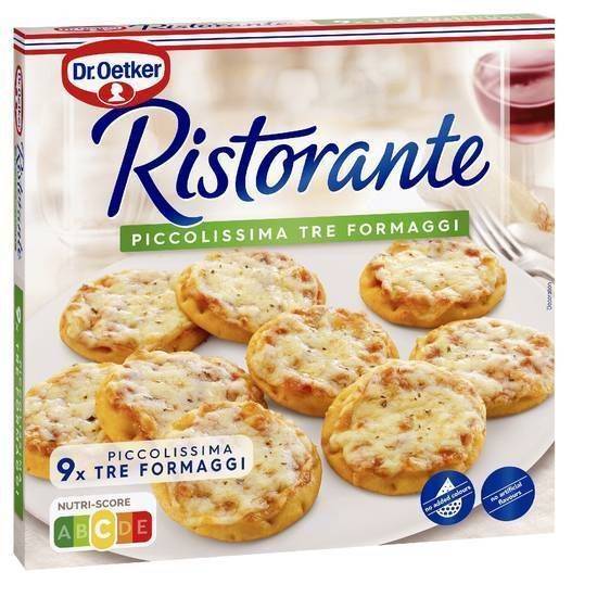 Pizza dr. oetker ristorante piccolissima 9 minis pizza - 3 fromages 216g