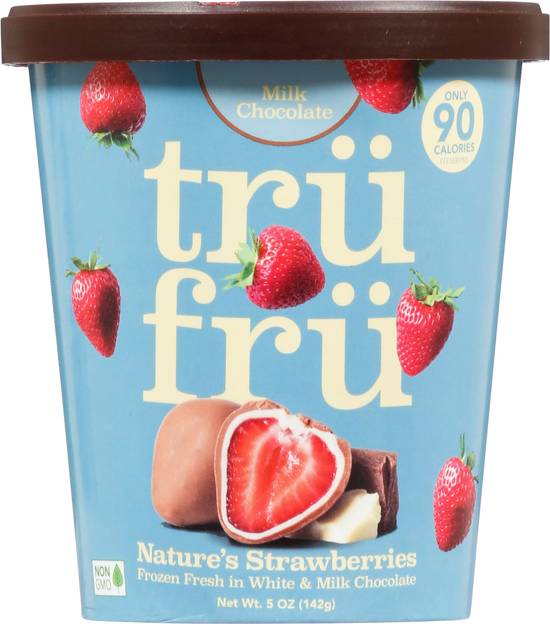 Tru Fru Frozen White & Milk Chocolate Strawberries (5 oz)