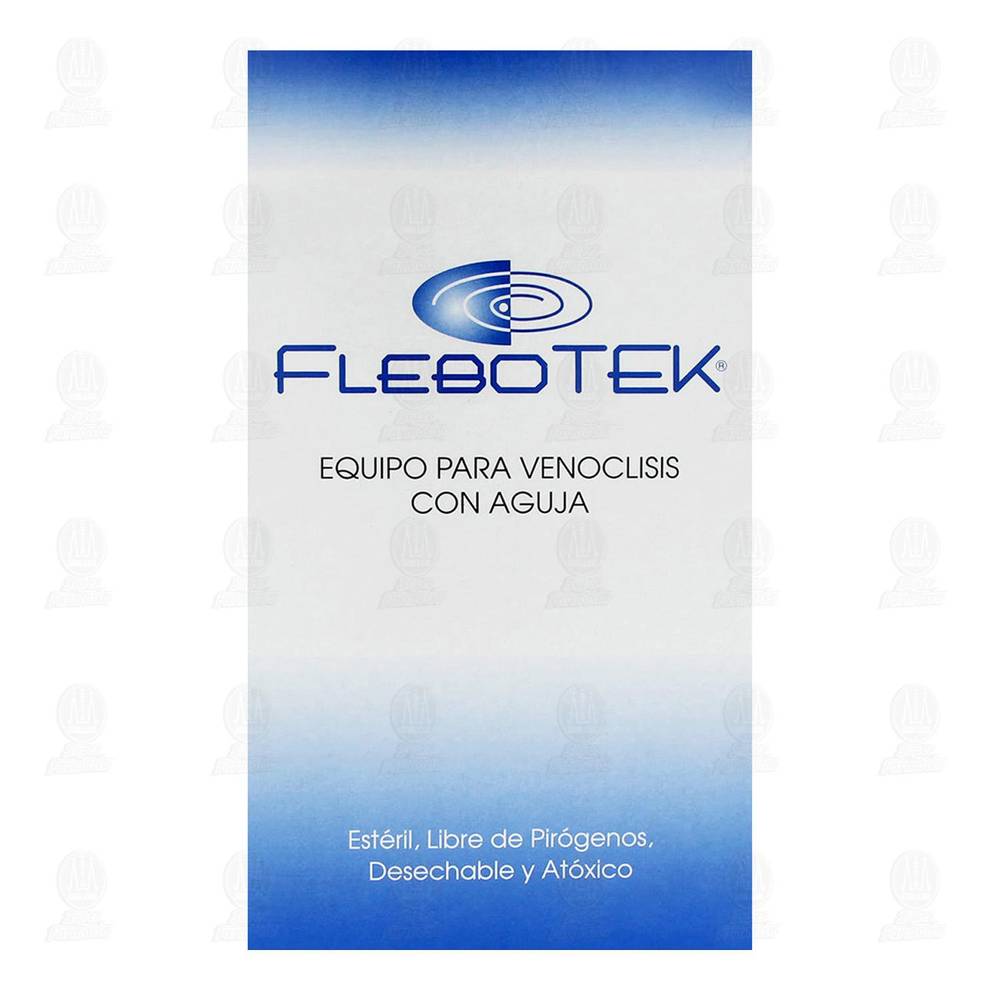 Flebotek · Equipo para venoclisis con aguja