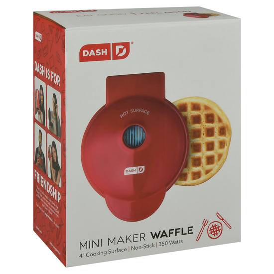 Dash Waffle Mini Maker (red)