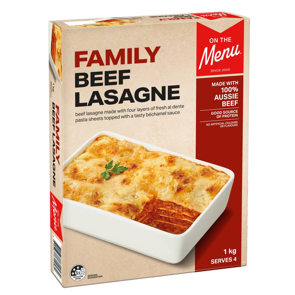 On The Menu Beef Lasagne Delivery Near Me Order Online Uber Eats