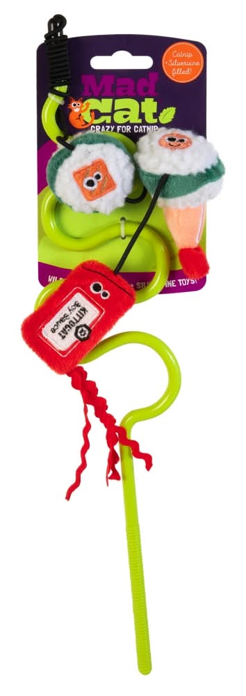 Mad Cat Sushi Swatter Wand Cat Toy