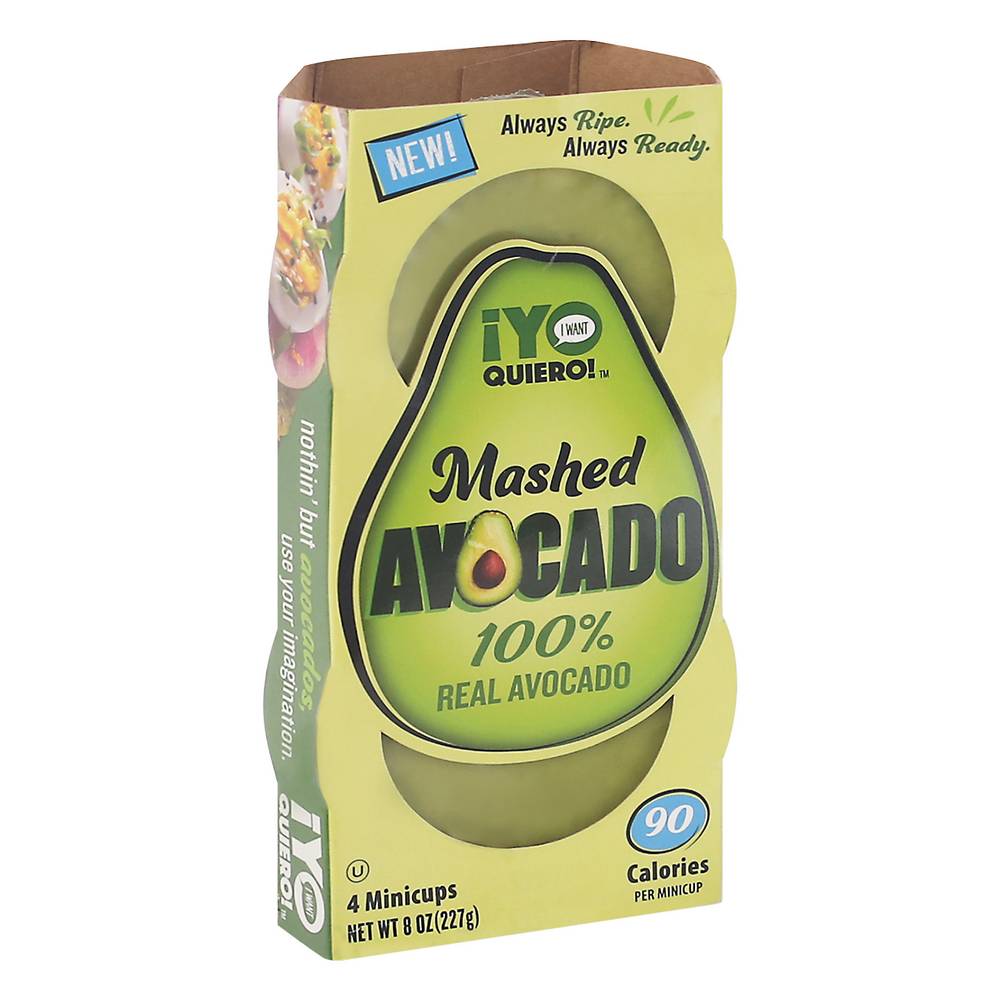 Yo Quiero Mashed Avocado (4 ct, 2 oz)