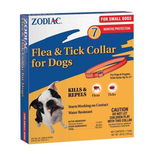 Zodiac Flea & Tick Dog Collar For Small Dogs & Puppies ( large)