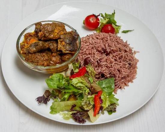 Curry Goat large meal