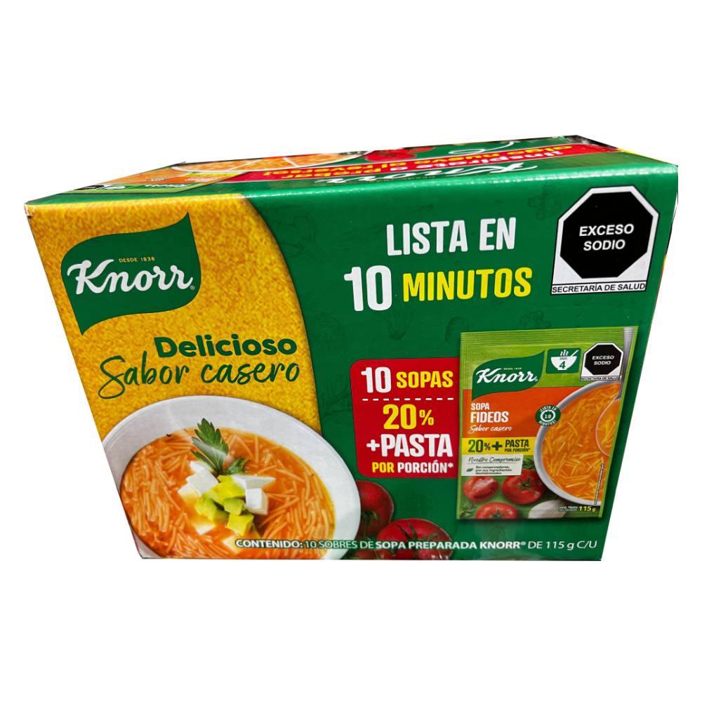 Knorr · Sopas surtidas (1,15 kg)