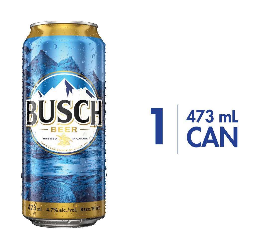 Busch Lager Beer (473 ml)