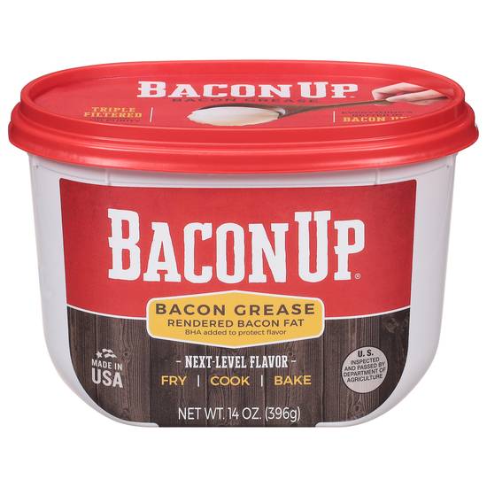 Bacon Up Bacon Grease Rendered Bacon Fat (14 oz)