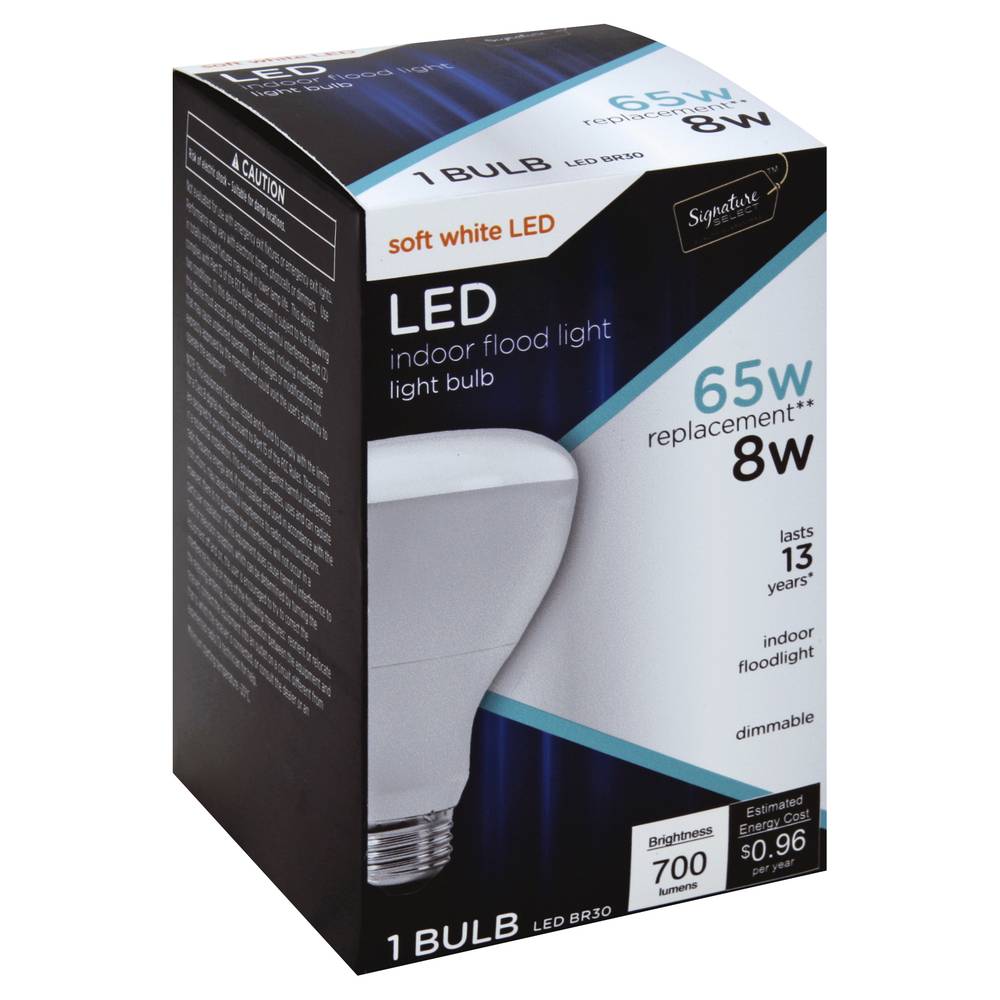 Signature Select 65w Soft White Led Light Bulb (1 ct)