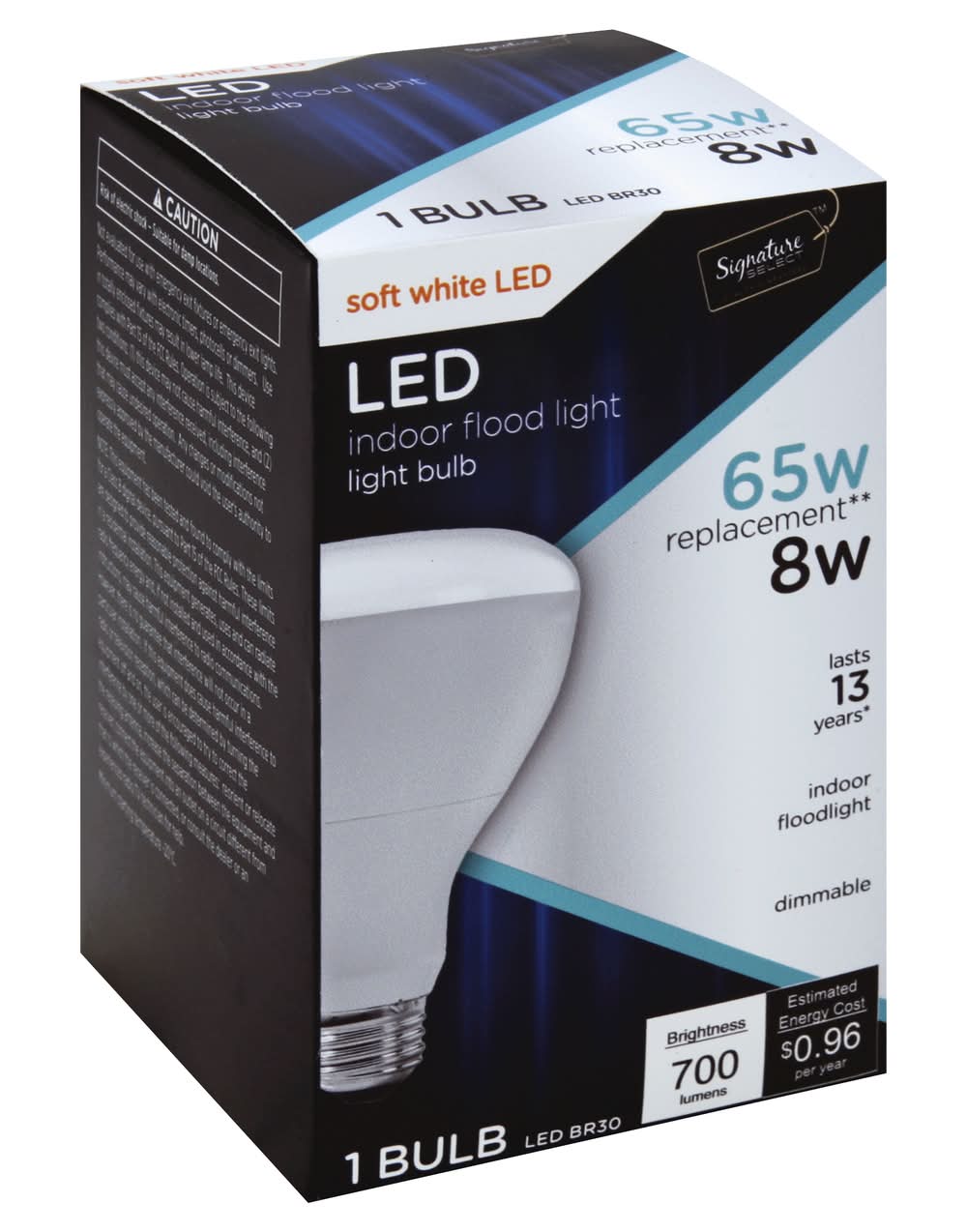Signature Select 65W Soft White Led Light Bulb