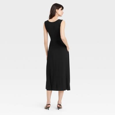 A New Day Knit Ballet Midi Shift Dress Delivery Near Me | Order Online |  Uber Eats