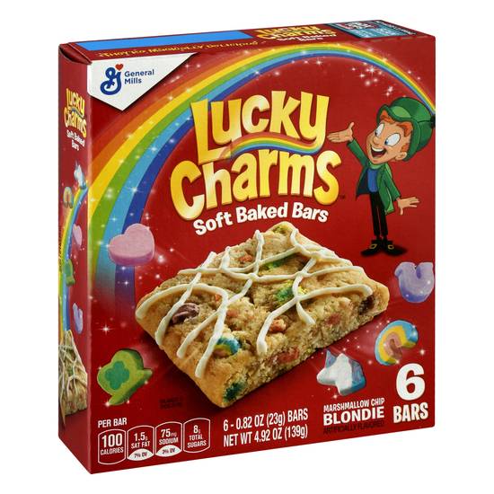 Lucky Charms Marshmallow Chip Blondie Soft Baked Bars (6 ct)
