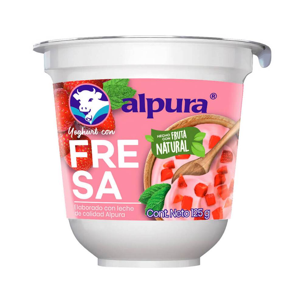 Alpura yoghurt con fresa