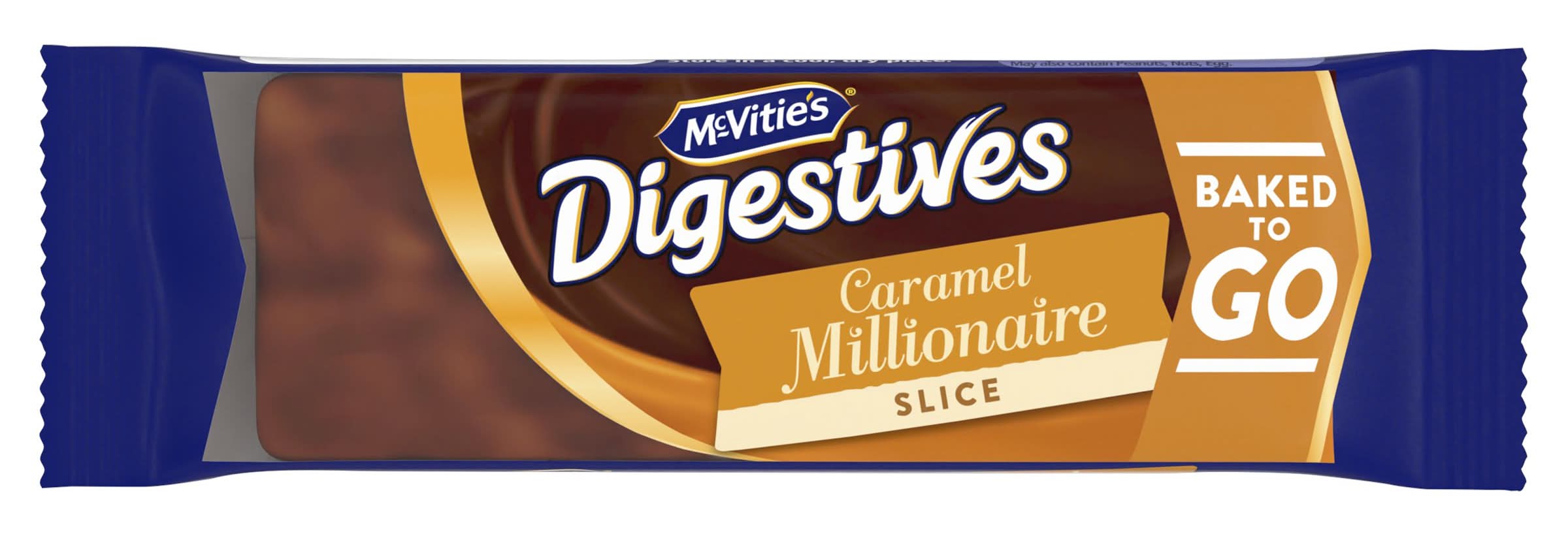 MCVITIES DIGESTIVE CARAMEL SLICES 52G