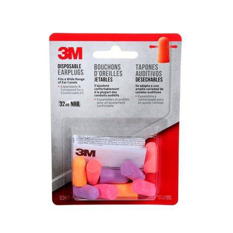 3M Disposable Earplugs (4 units)