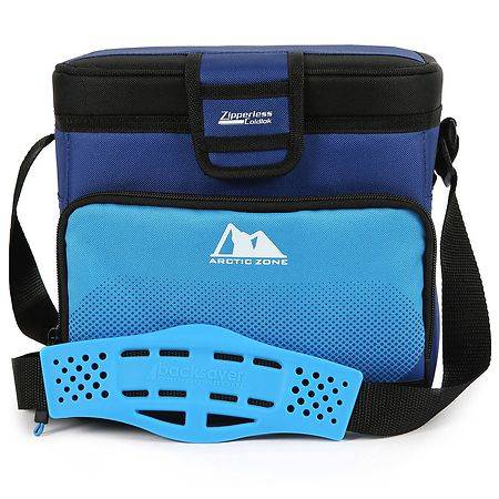 Arctic Zone Zipperless Hardbody Cooler (black blue)