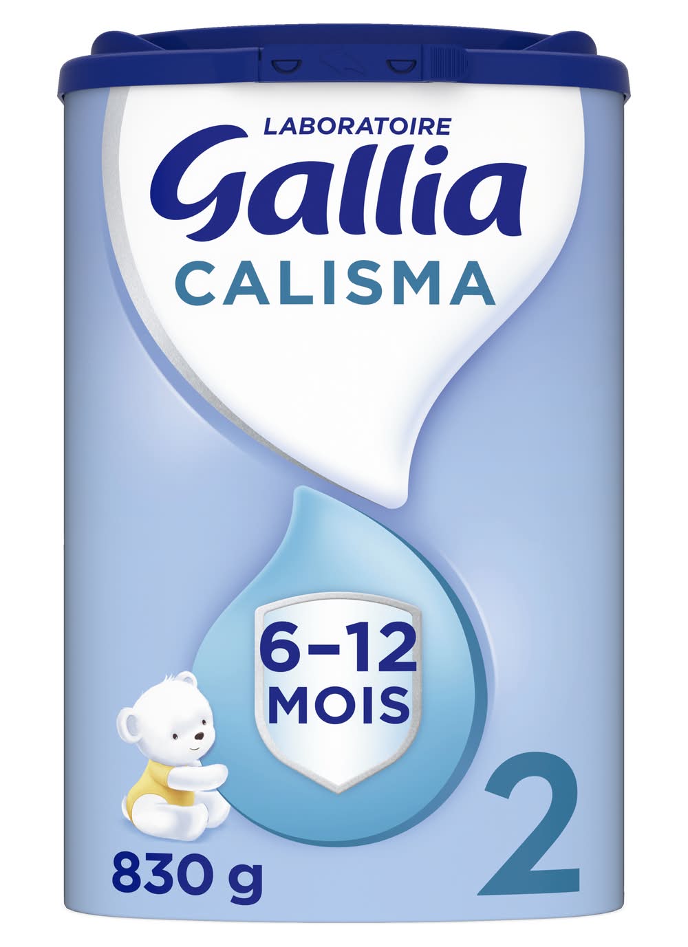 Laboratoire Gallia - Lait infantile en poudre 2ème âge, 6-12 Mois (830g)