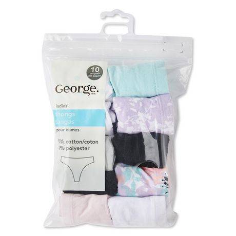 George Jersey Thongs (10 units)