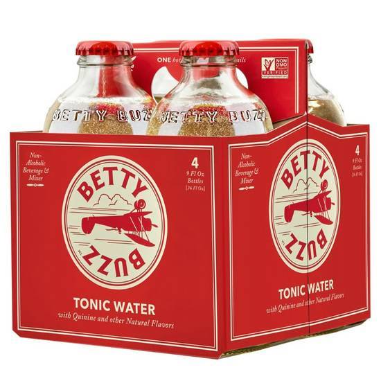 Betty Buzz Tonic Water (4 x 9 fl oz)