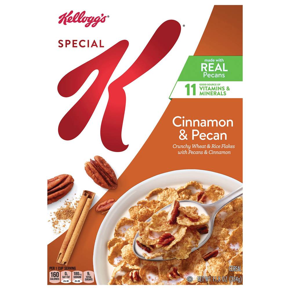 Special K Kelloggs Cereal, Cinnamon-Pecan (11.8 oz)