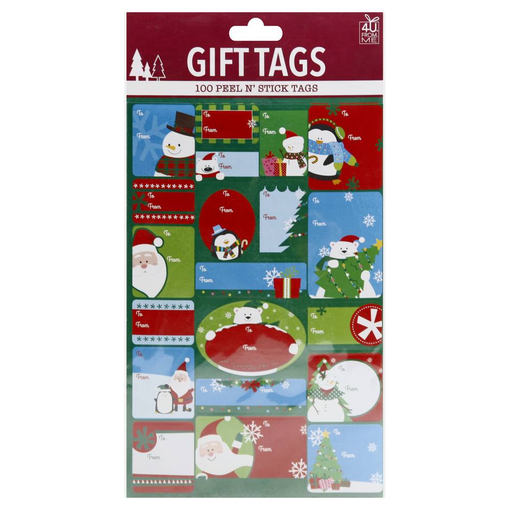 Holiday Time Christmas Gift Tags