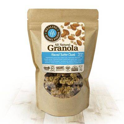 Healing Home Foods All Natural Almond Butter Chunk Granola (7 oz)