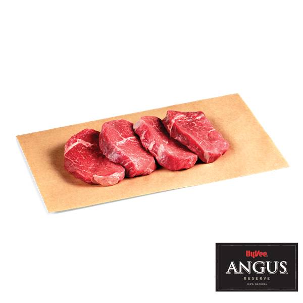 Hy-Vee Angus Reserve Beef Chuck Boneless Petite Tender Steak Value Pack