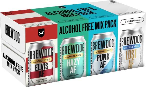 BrewDog Alcohol Free Mixed Beer pack (8 x 330ml)