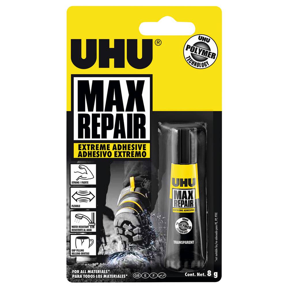 Uhu pegamento max repair (blister 8 g)