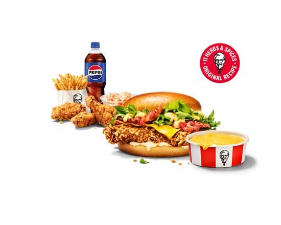 Cheese & Bacon Burger Box