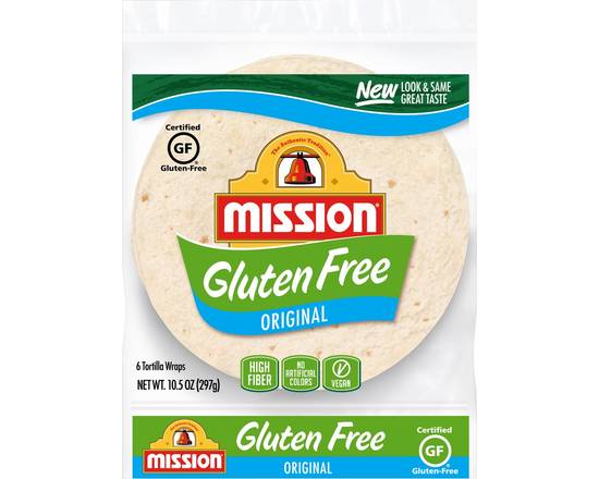 Mission · Gluten Free Original Tortilla Wraps (6 ct)