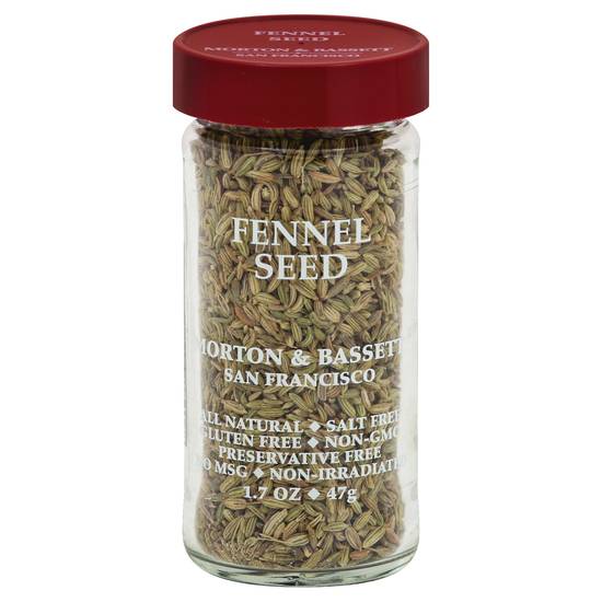 Morton & Bassett All Natural Fennel Seed Gluten & Salt Free