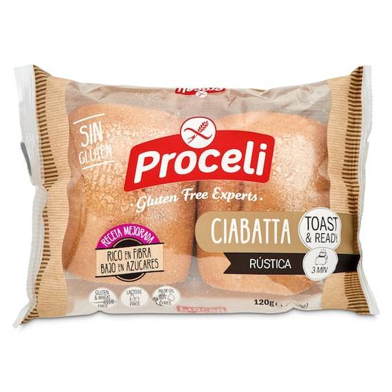 Pan chapata rústico sin gluten Proceli bolsa 120 g
