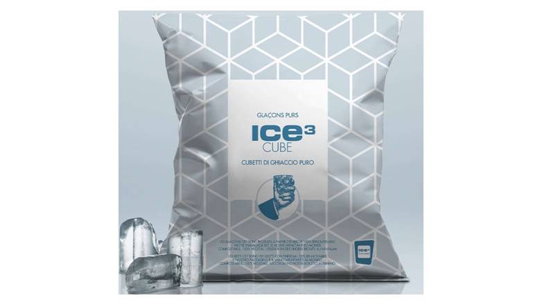 Ice Cube Glaçons à l'eau minérale Le sachet de 1,25kg