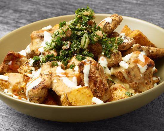 Chicken Souvlaki Potato Bowl