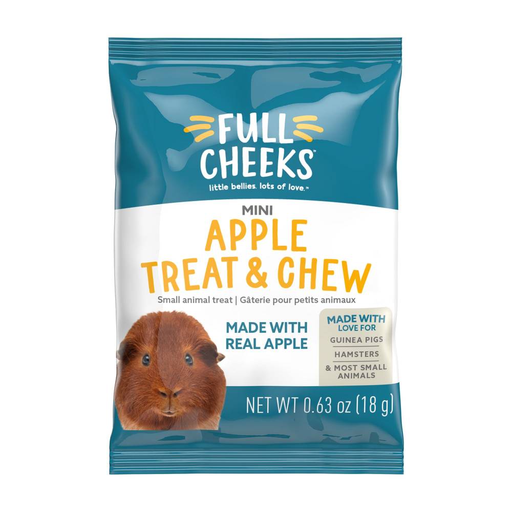 Full Cheeks Small Pet Mini Apple Treat & Chew (0.63 oz)