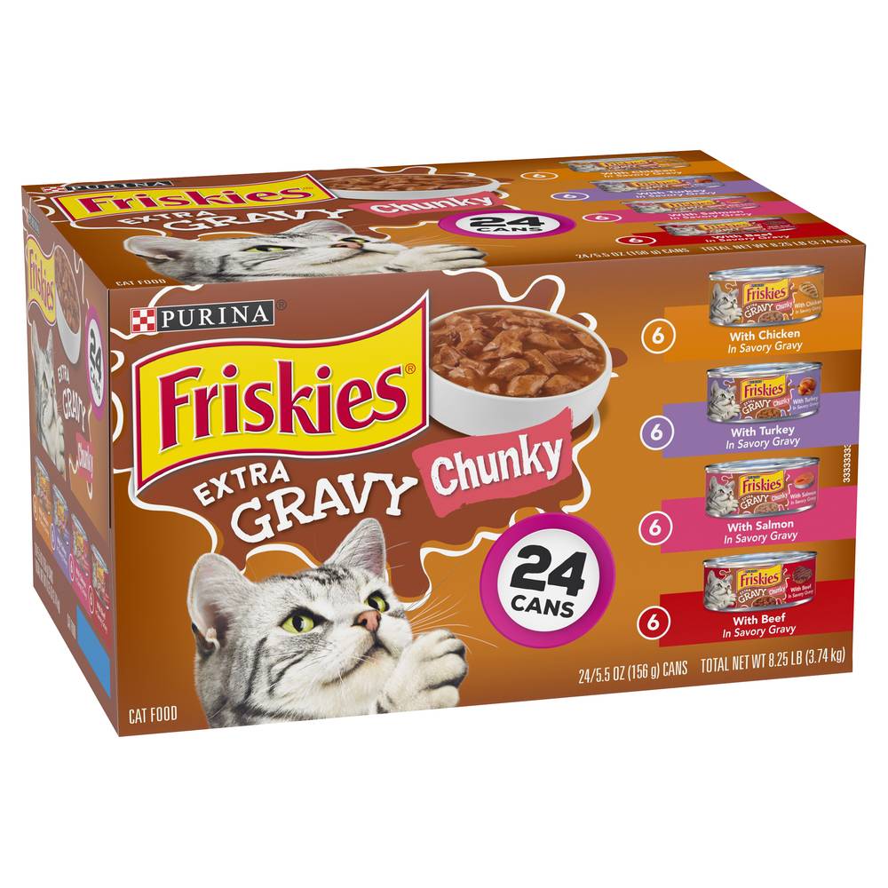 Friskies Chunky Extra Gravy Cat Food (8.25 lbs)