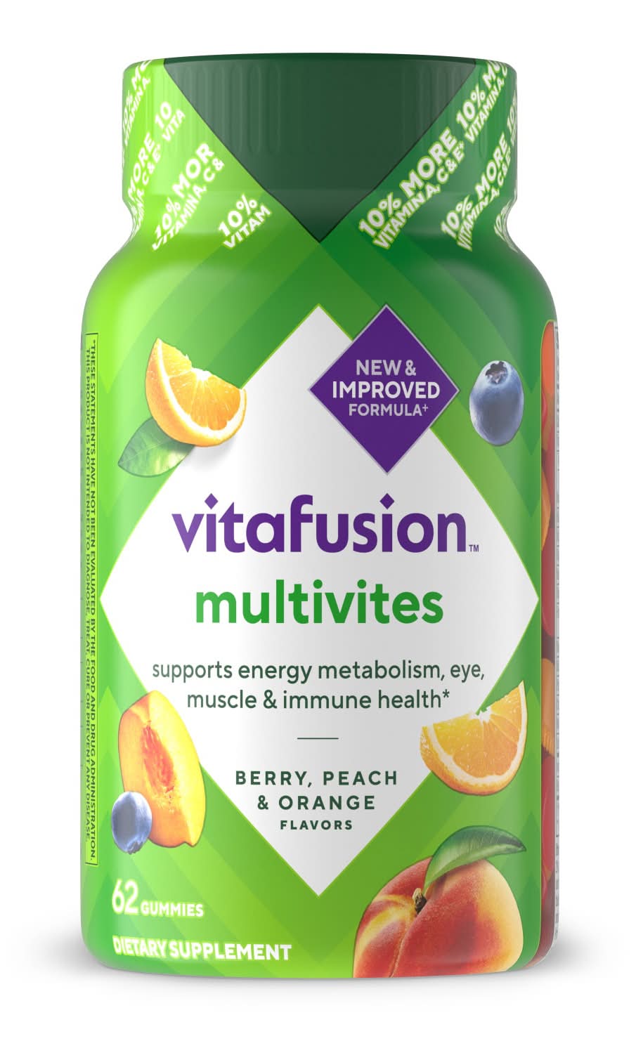 Vitafusion Multivites Gummies, Assorted (62 ct)
