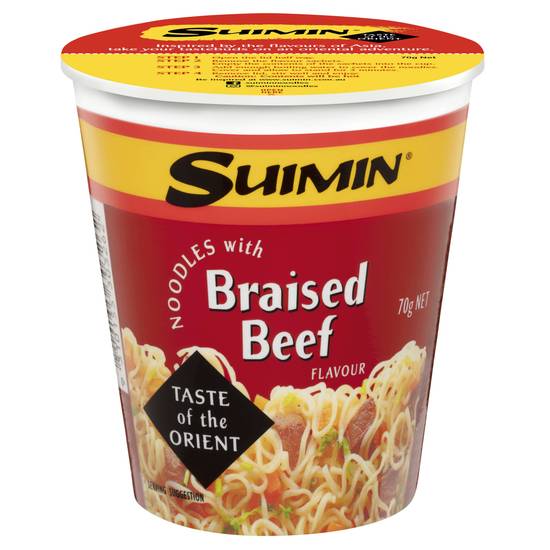 Suimin Noodle Cup - Braised Beef 70g