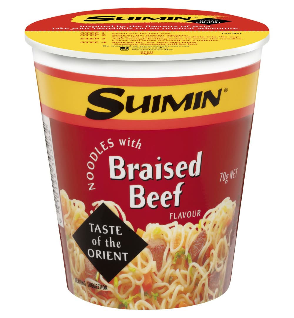 Suimin Noodle Cup - Braised Beef 70g