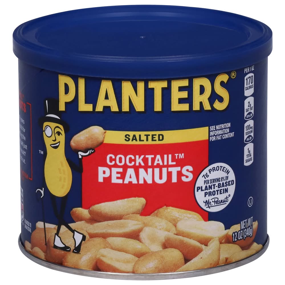 Planters Salted Cocktail Peanuts (12 oz)