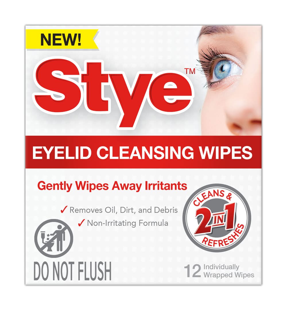 Stye Eyelid Cleansing Wipes (12 ct)