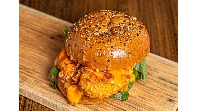 Chicken Curry Burger