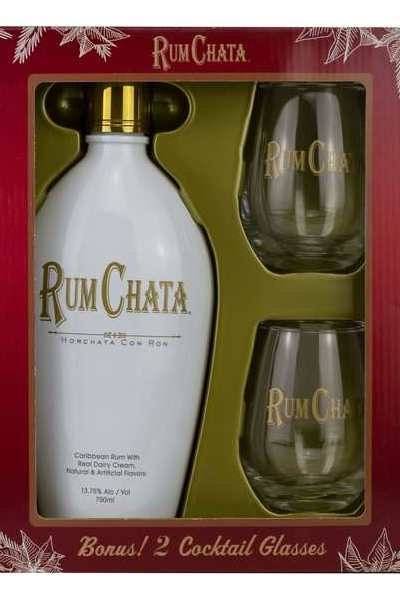 Rumchata Holiday Gift Set (750ml bottle)