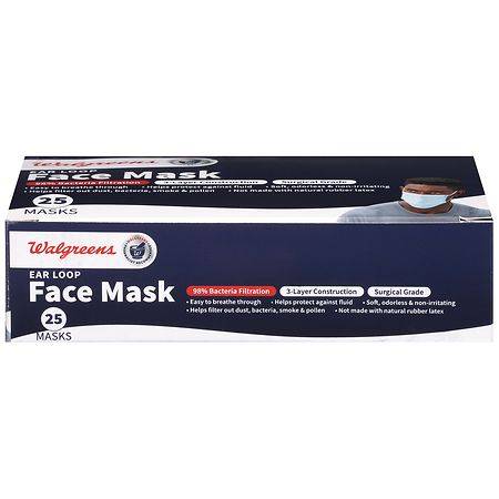 Walgreens Surgical 3-ply Ear Loop Face Mask