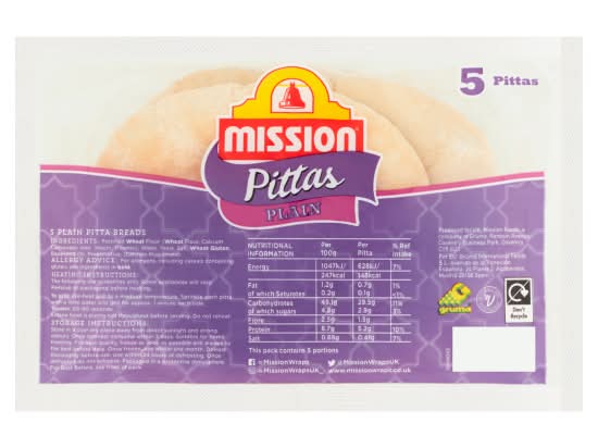 Mission Plain Pittas (5 pack)