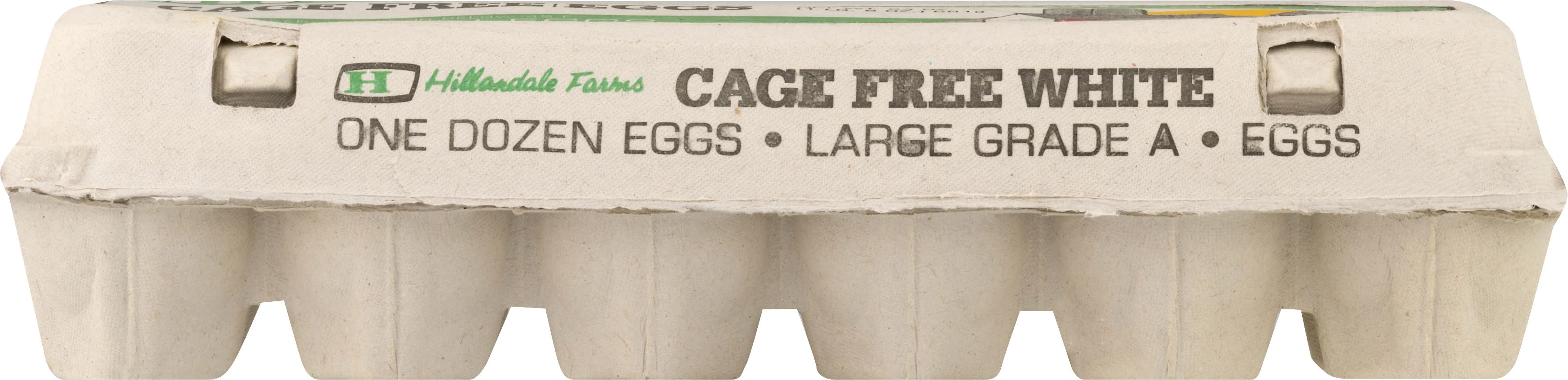 Hillandale Farms Cage Free Large Eggs, White (1 lbs, 12 ct)